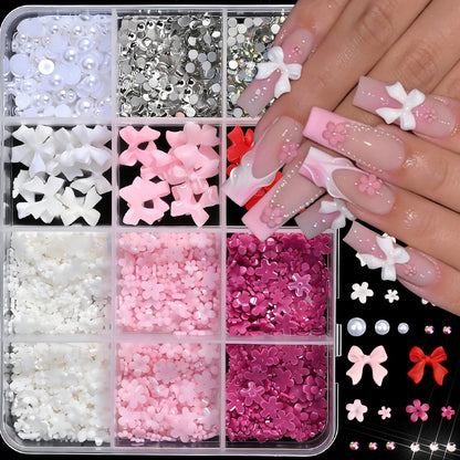 Floral Nail Art Dekorationsset