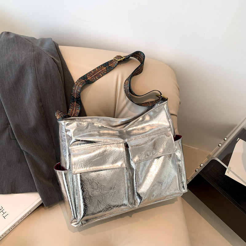 Chice metallische Handtasche Brehn