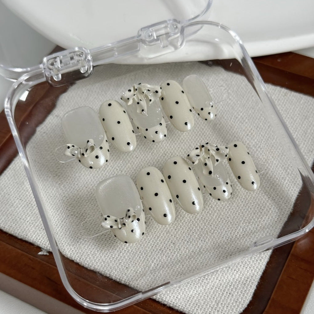 Polka Dot Themen Press-On Nagel Set