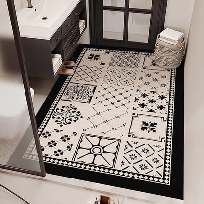Mosaikmuster Badezimmerteppich