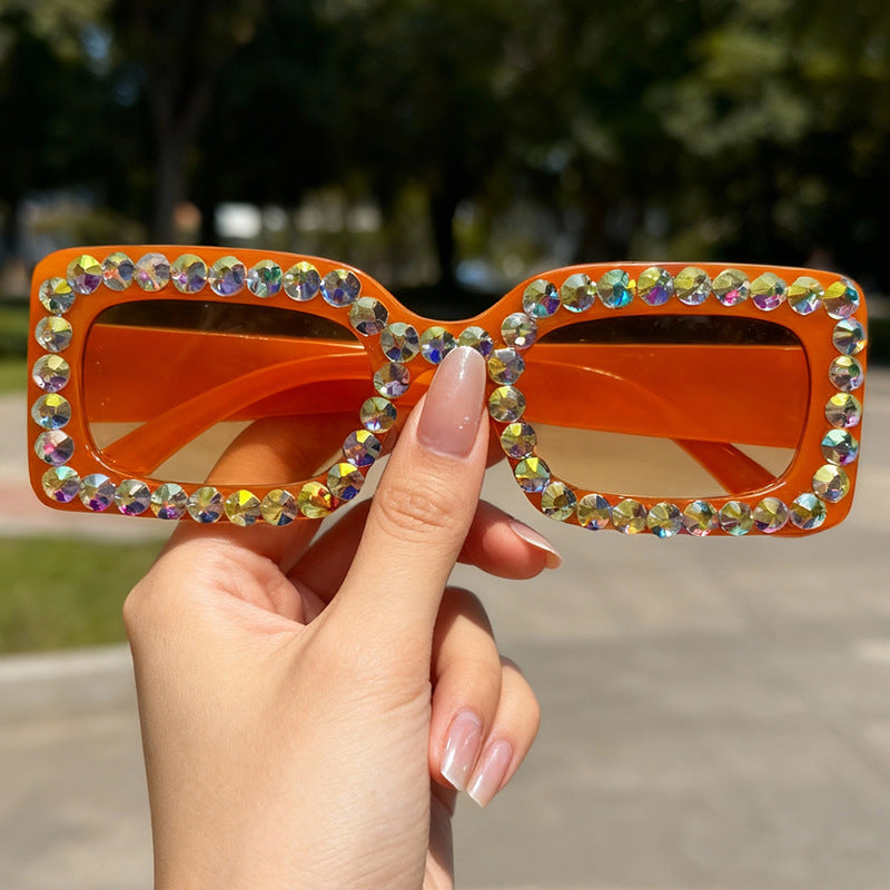 Dekorativer mit Strass besetzter Sonnenbrille Brehn