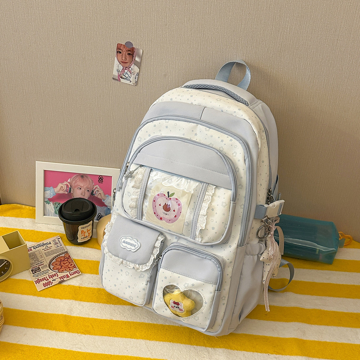 Stylischer Multifunktions-Schulrucksack Brehn