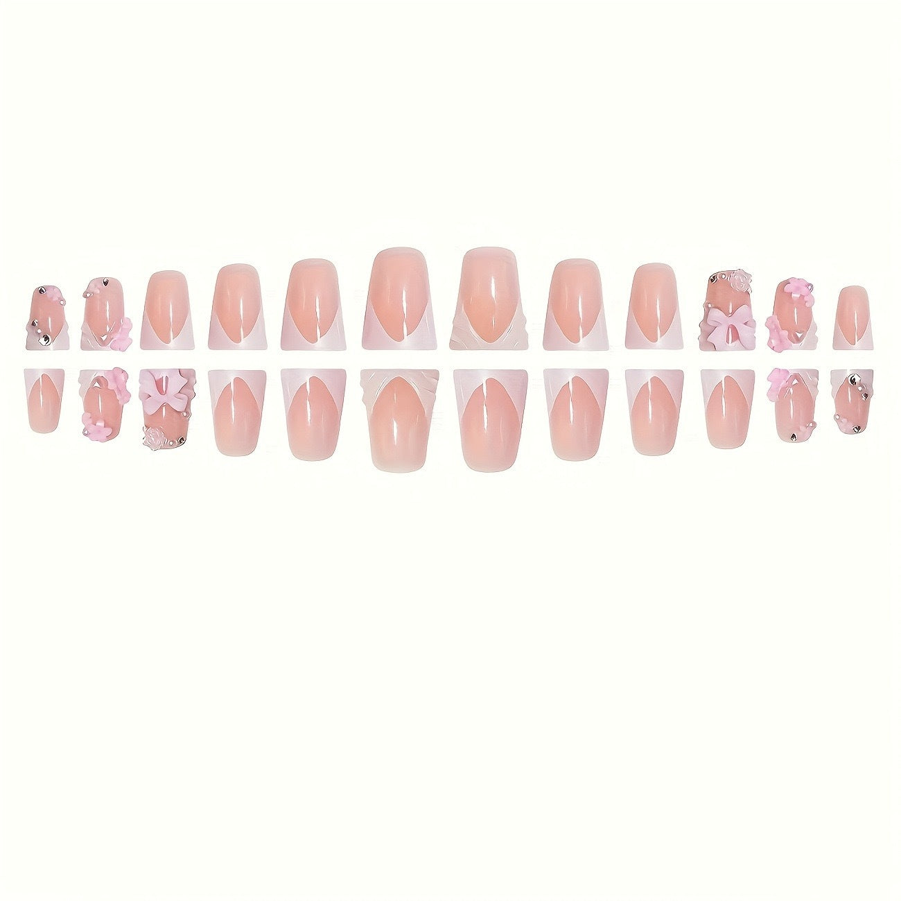 Dekorative florale Acryl-Nagelkunst Brehn