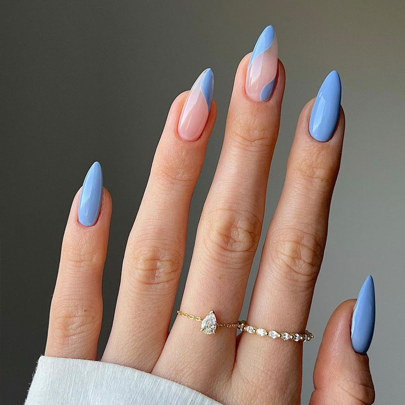 Glamouröse Glitzer-Stiletto Press-On Nägel Brehn