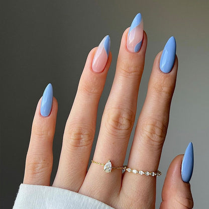 Glamouröse Glitzer-Stiletto Press-On Nägel Brehn