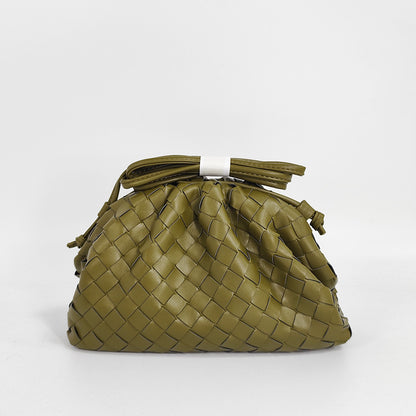 Texturierte Gewebte Handheld Clutch Brehn