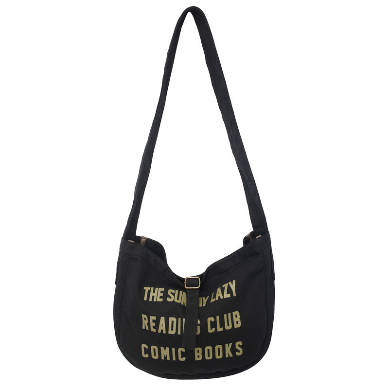 Lässige bedruckte Hobo-Tasche Brehn