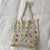 Bunte Dekorative Häkel Tote Bag Brehn