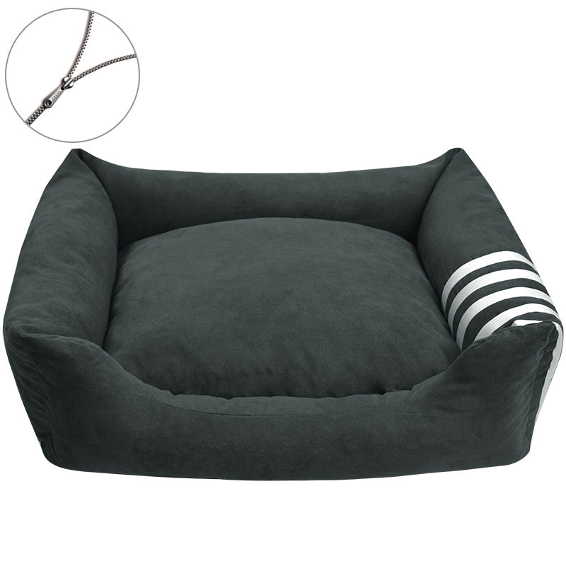 Gemütliches Rückenkissen-Hundebett