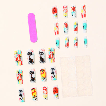 Künstlerisches Abstraktes Nagelkunst Set Brehn