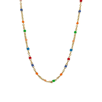 Bunte Perlenkette Brehn