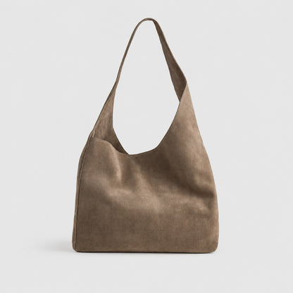 Weiche Wildleder Schlabber Schultertasche