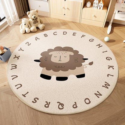 Verspielter Monster-Themen-Teppich