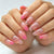 Floral Ombre Press-On Nails Set Brehn