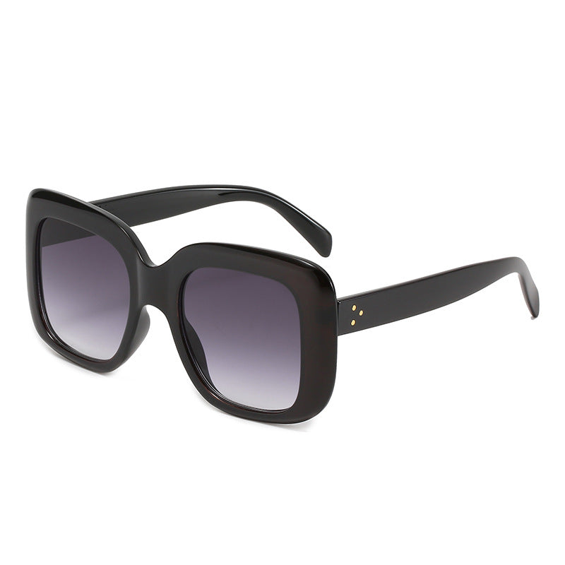 Damen oversized quadratische Sonnenbrille mit hochwertigem Kunststoffrahmen Brehn