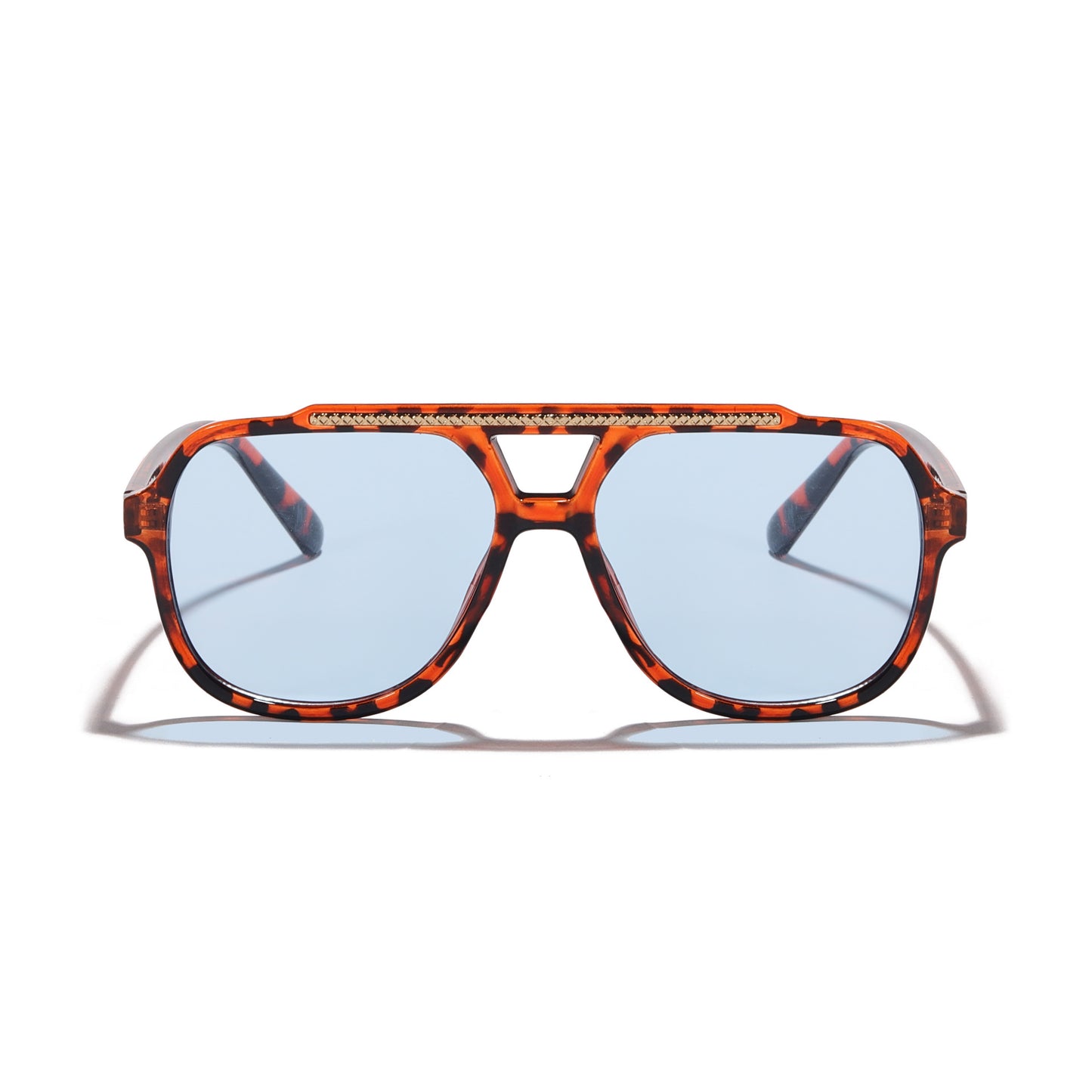 Damen Designer-Sonnenbrille mit extravagantem Muster und schützendem UV-Schutz Brehn