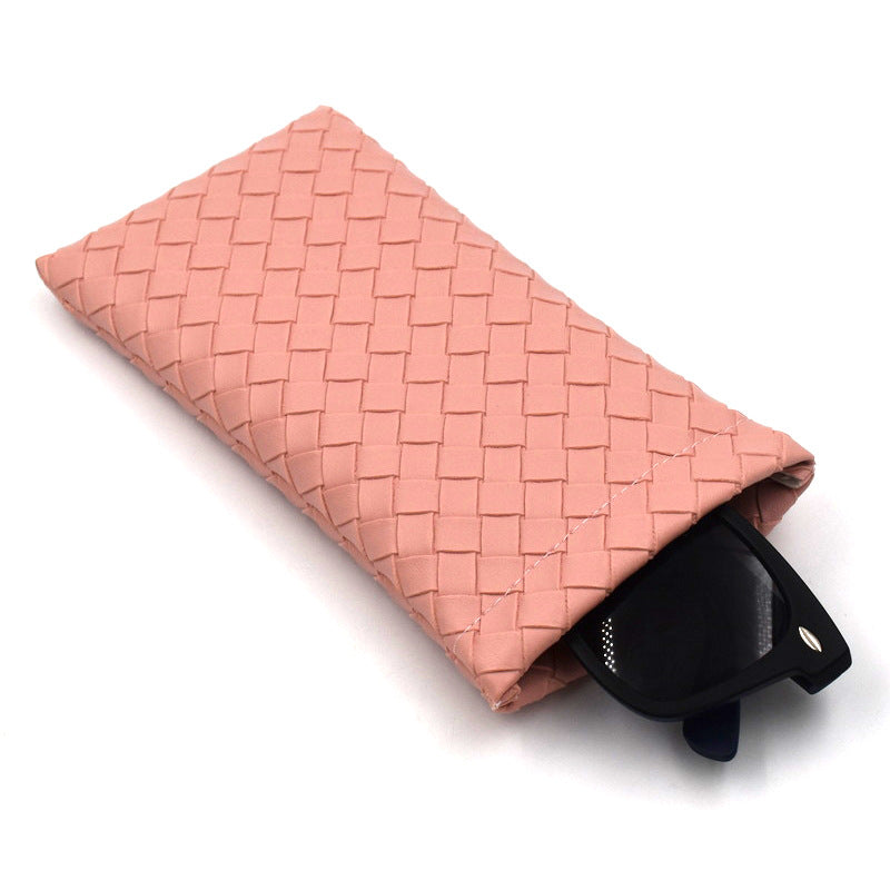 Woven Leather Clutch Wallet Brehn