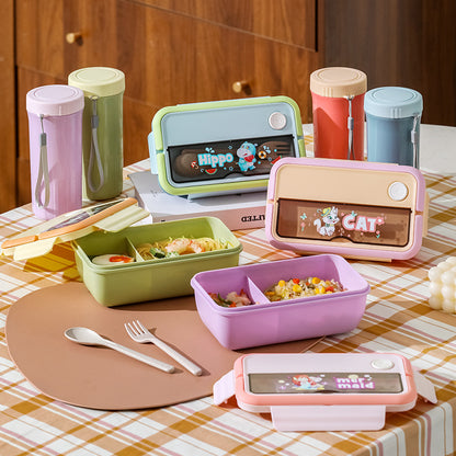 Verspielte Tier-Themen Bento Lunchbox