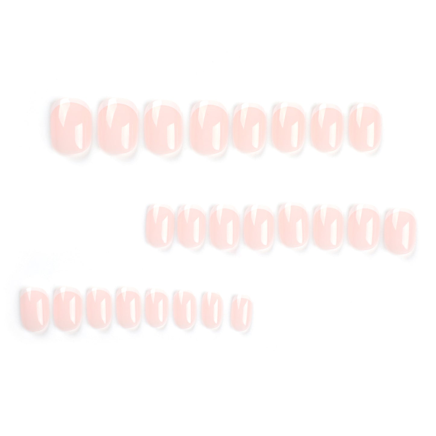 Elegantes French Tip Nail Art Set Brehn