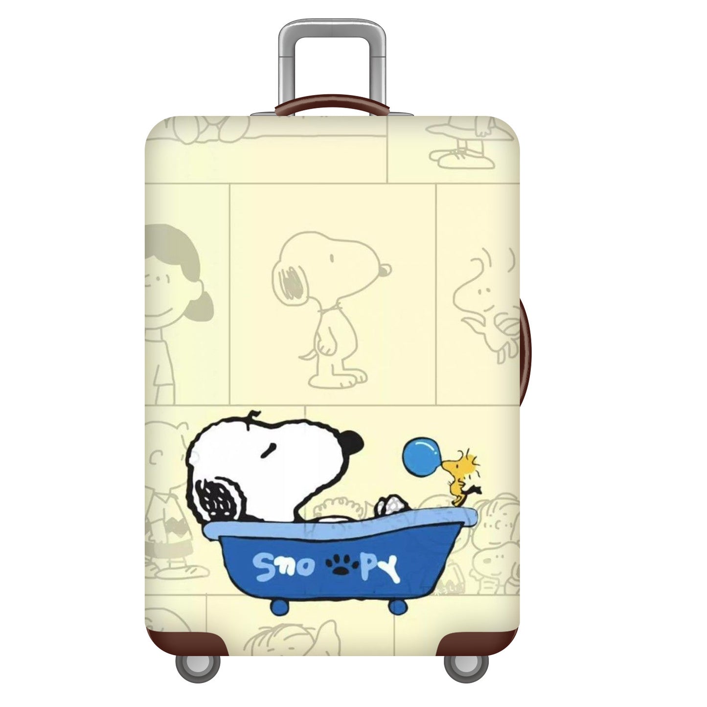 Damen Hartschalenreisekoffer mit süßem Snoopy-Design Brehn