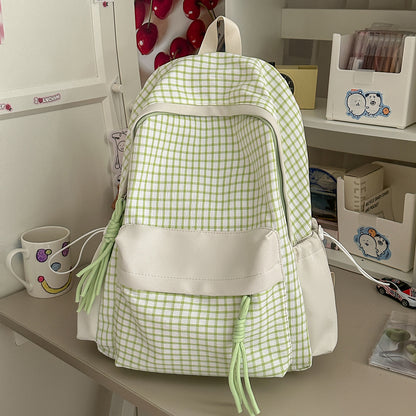 Texturierten Freizeit-Rucksack mit Charm Brehn