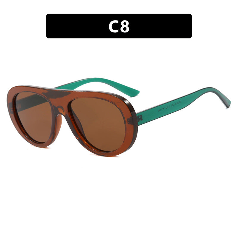 Damen stylische Sonnenbrille mit einzigartigem futuristischen Design Brehn