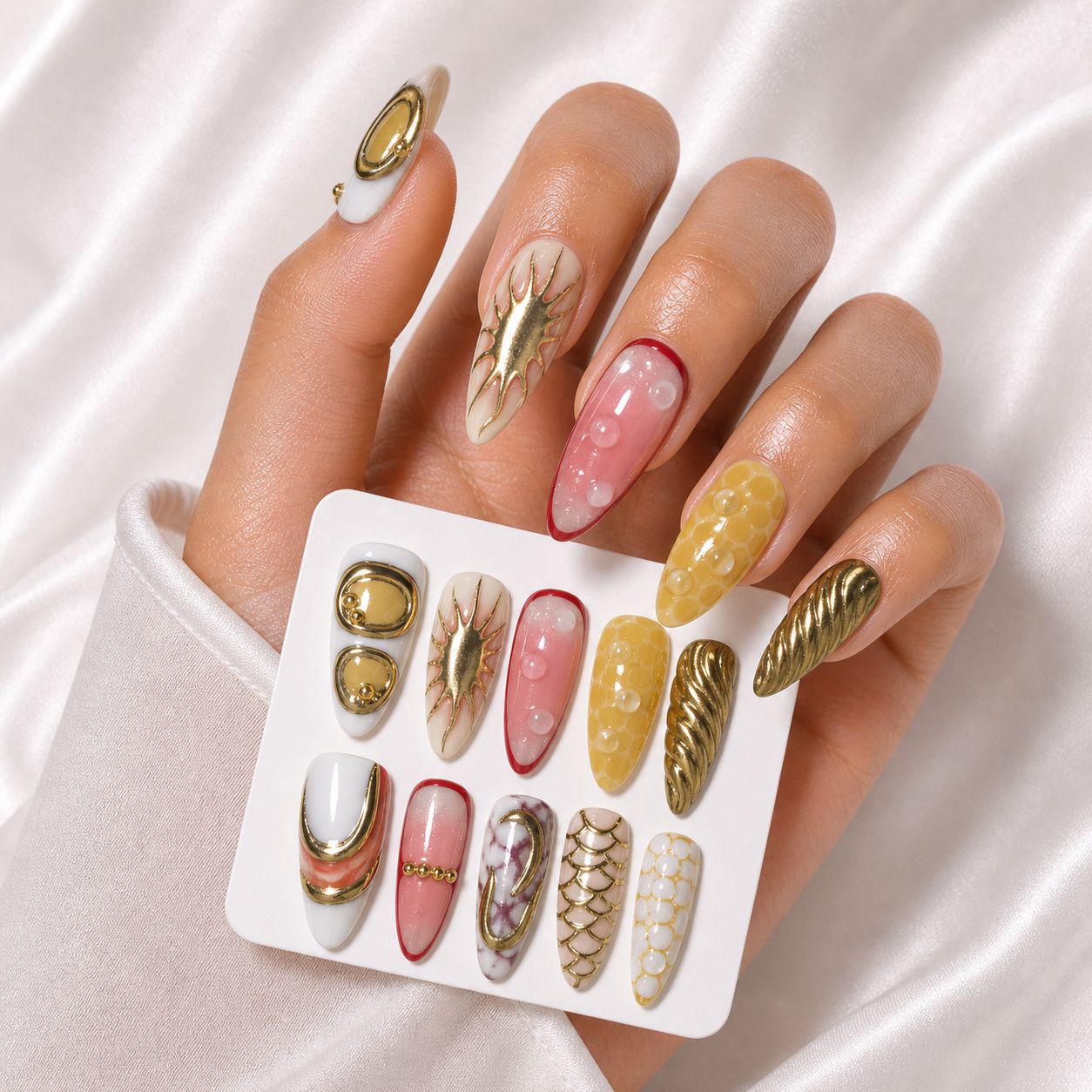 Premium 3D Nagelkunst Tipps Brehn