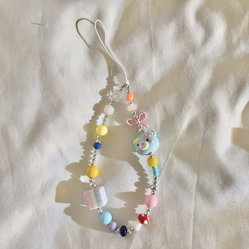 Bunte Perlen Charm Brillenhalter Brehn