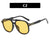 Damen modische Sonnenbrille mit polygonalem Rahmen und schützenden Gläsern Brehn
