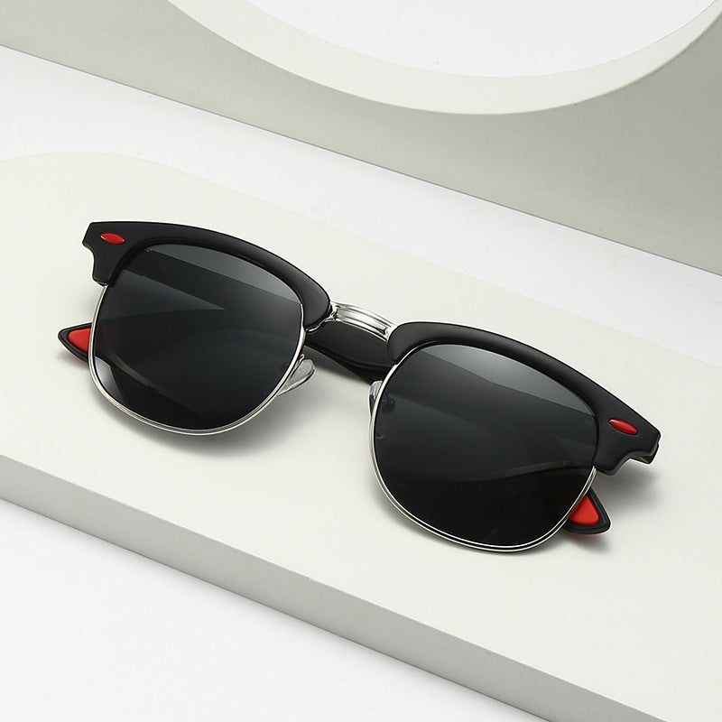 Damen stilvolle Retro-Sonnenbrille mit markantem Rahmen Brehn