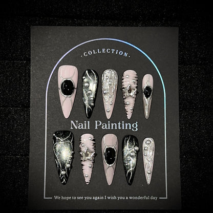 Abstrakte Kunst Press-On Nägel