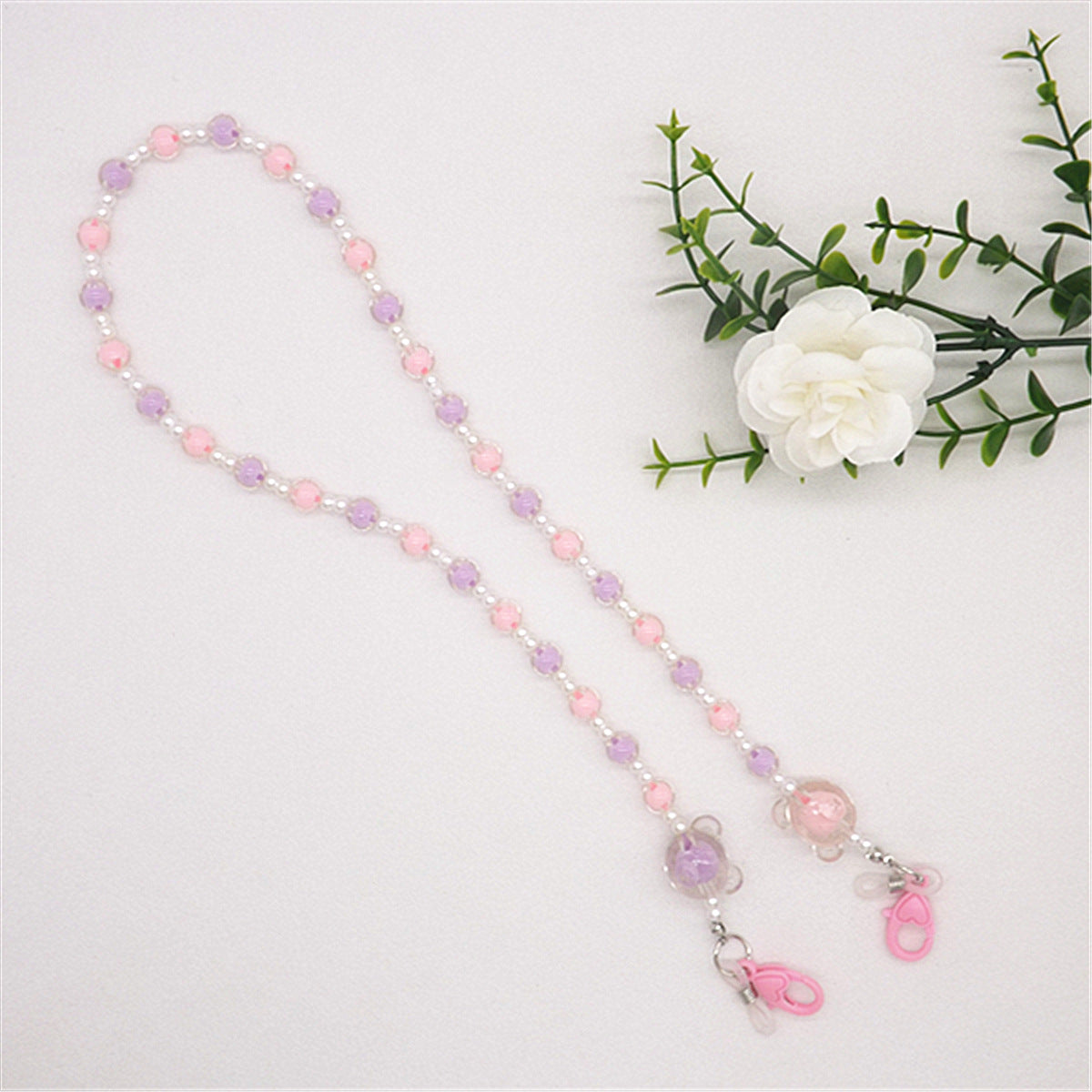 Bunte Perlenbrillenkette Brehn