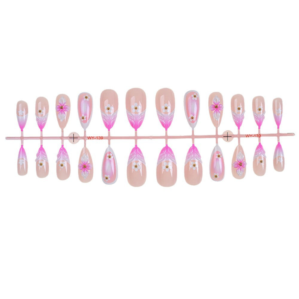 Floral Design Press-On Nail Kit Brehn