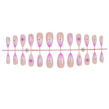 Floral Design Press-On Nail Kit Brehn