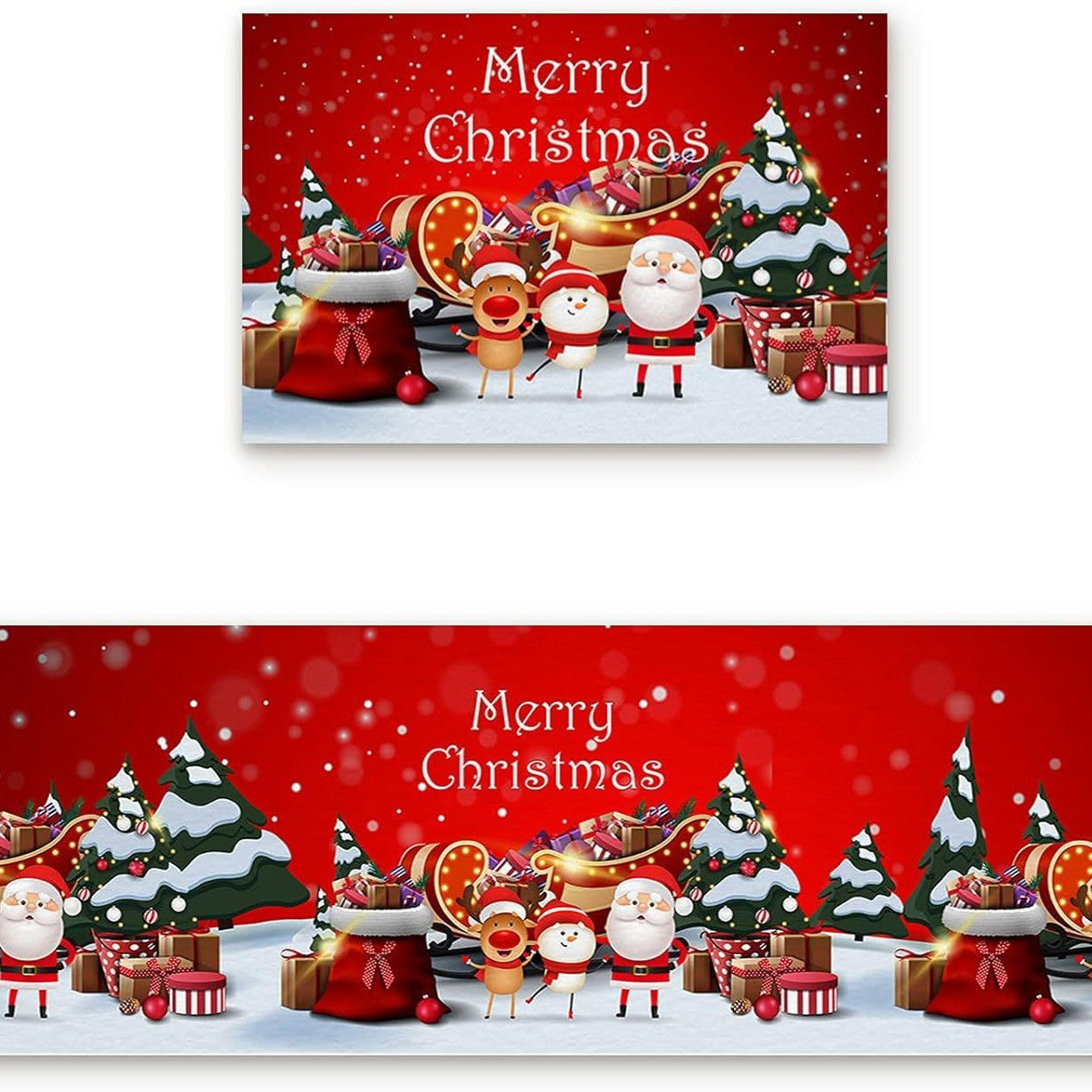 Weihnachtlich dekorativer Tischläufer Brehn