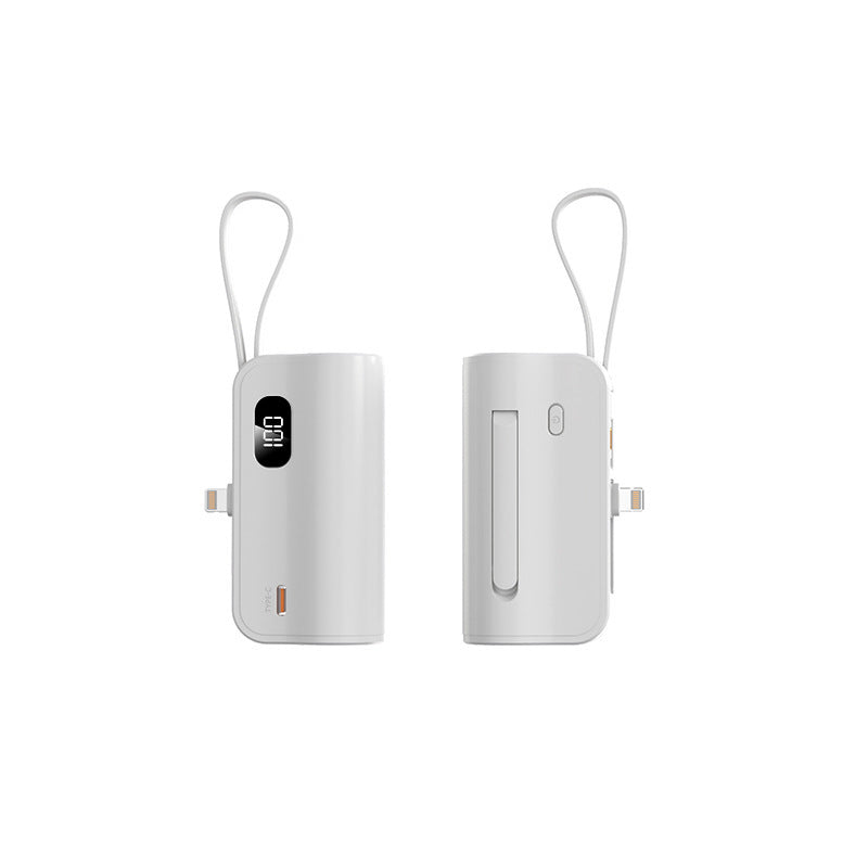 Tragbare Powerbank mit multifunktionalem Ladekonzept und digitaler Anzeige Brehn