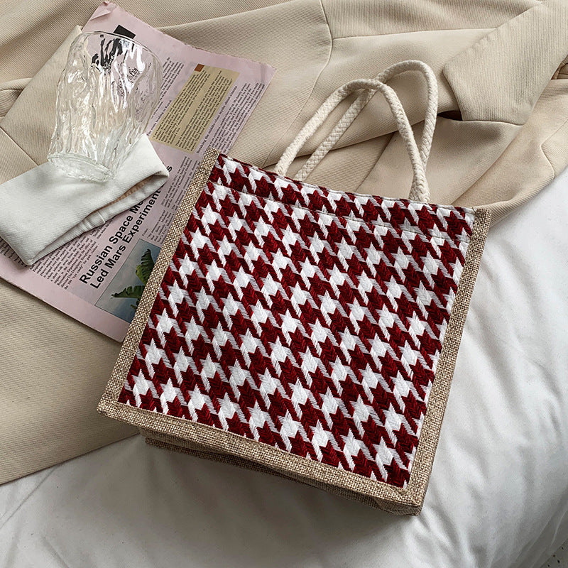 Handgefertigte Woven Tote Bag