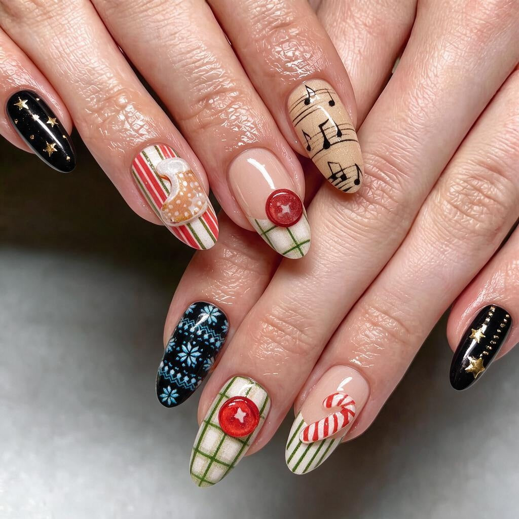 Festliches Nagelkunst-Set
