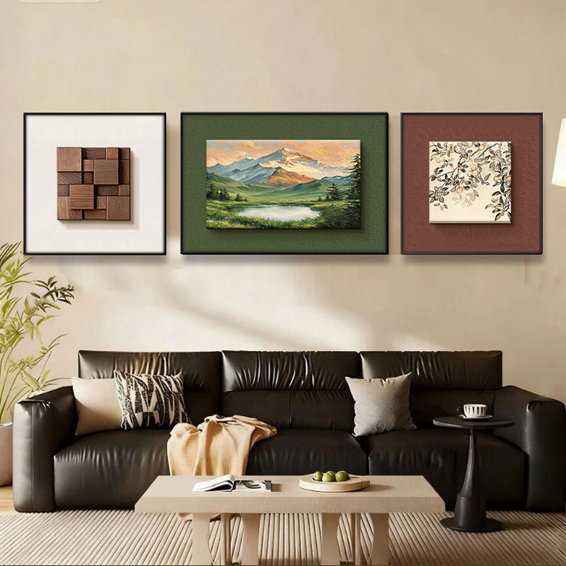 Dekorative Wandkunst Trio