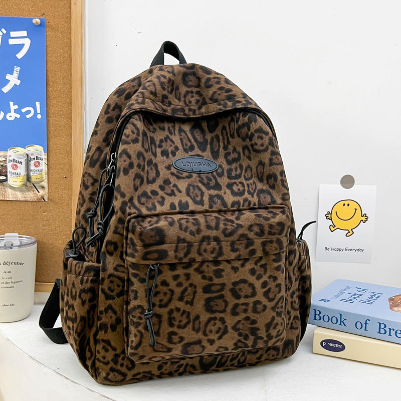 Urban Chic Tiered Animal Print Rucksack Brehn