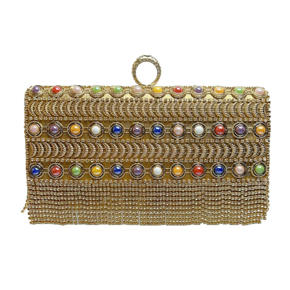 Kristallverzierte Abendtasche