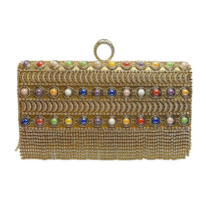 Kristallverzierte Abendtasche