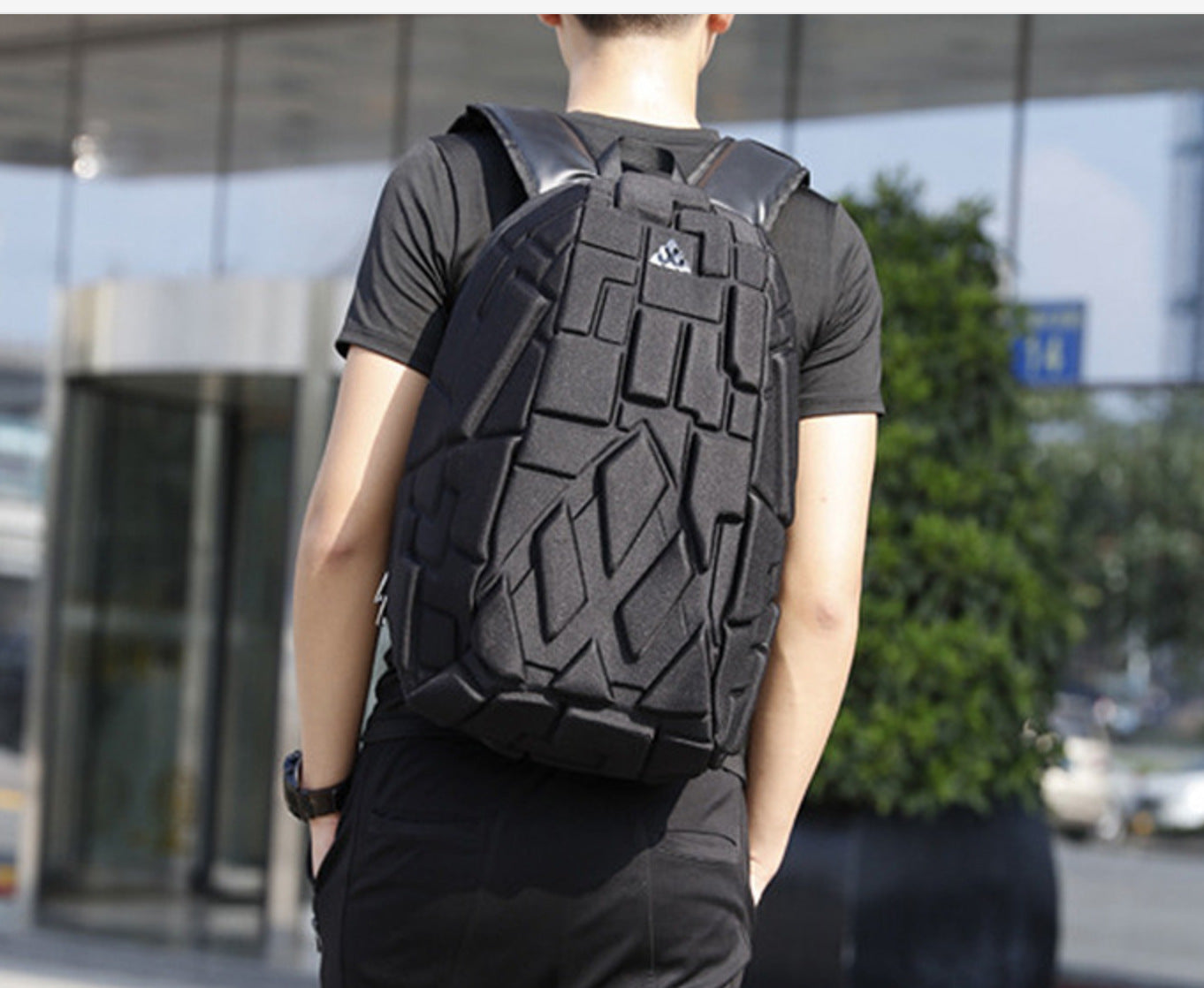 Stylische Texturierte Rucksack Brehn