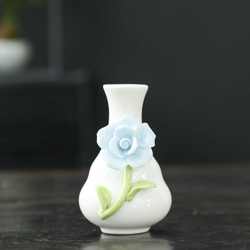 Künstlerische Blumenporzellanvase Brehn