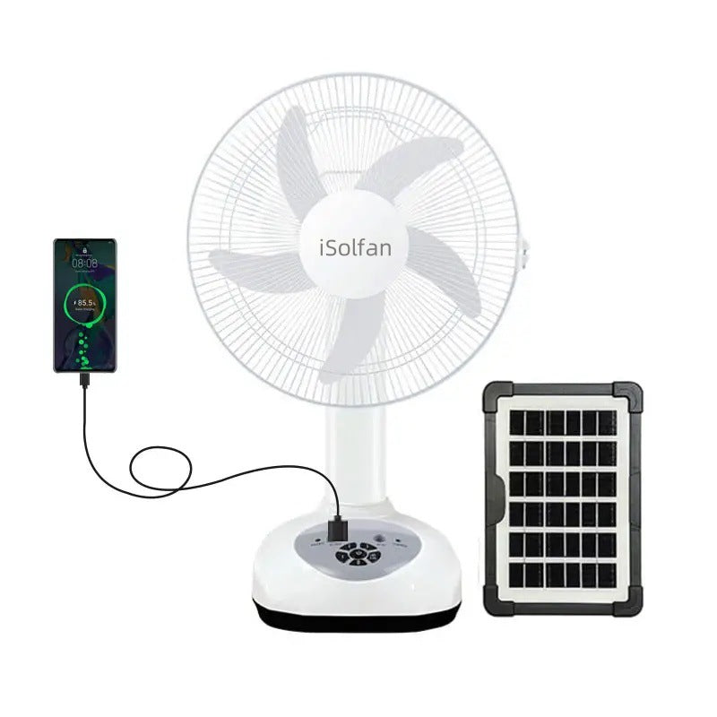 Damen tragbarer Solarventilator mit intelligentem Steuerungssystem Brehn