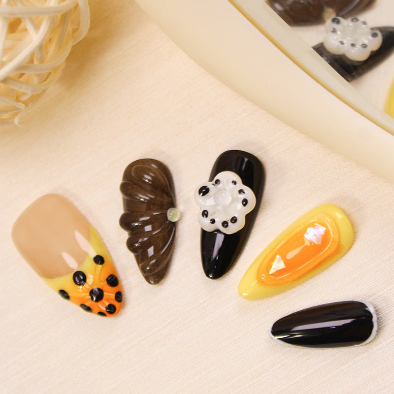 Kunstnagelset mit kreativen Dessert-Motiven Brehn