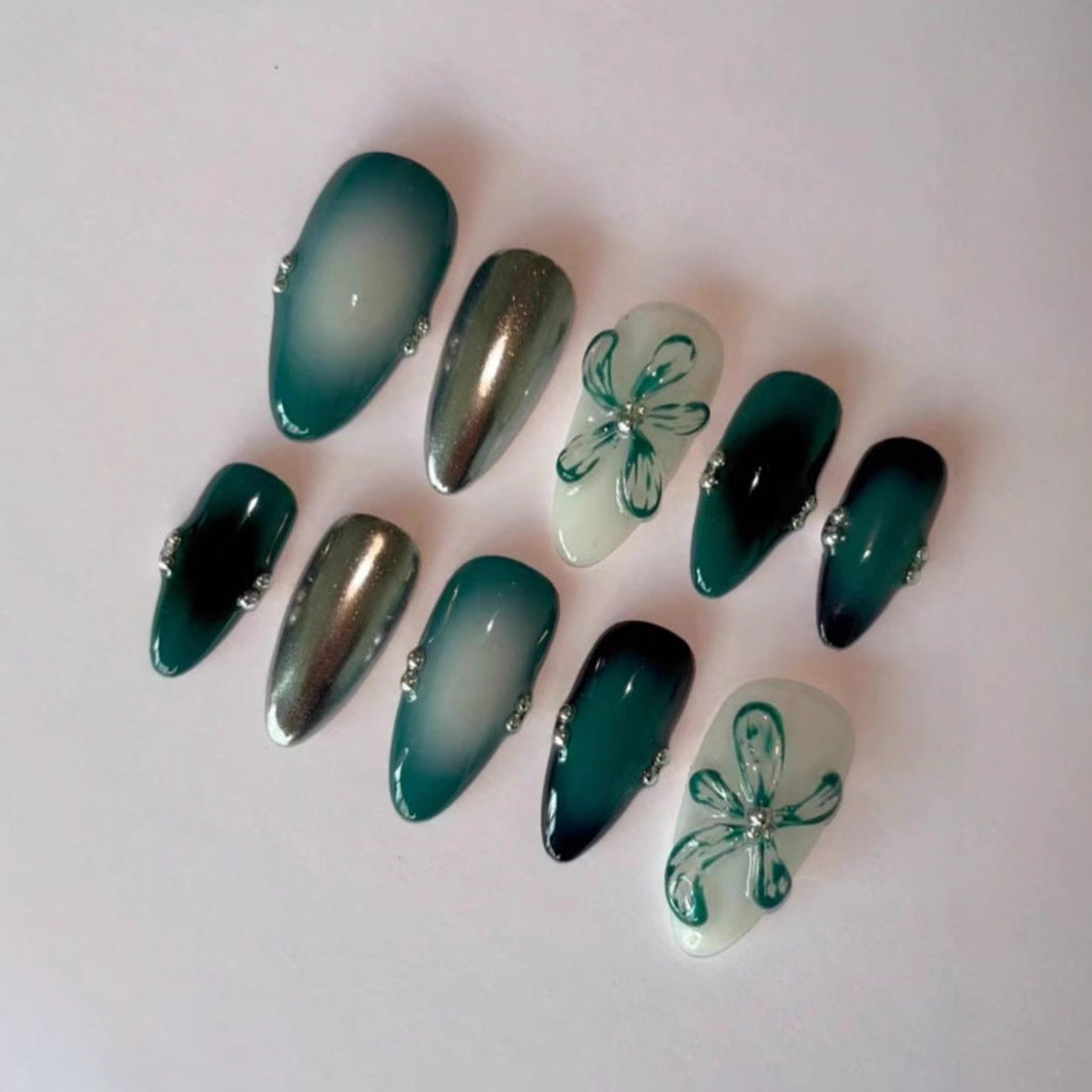 Künstlerisches Press-On Nagelkunstset Brehn