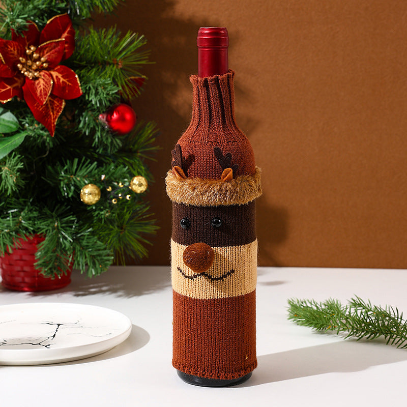 Weihnachtsgeschenk Weinflaschenhülle Brehn