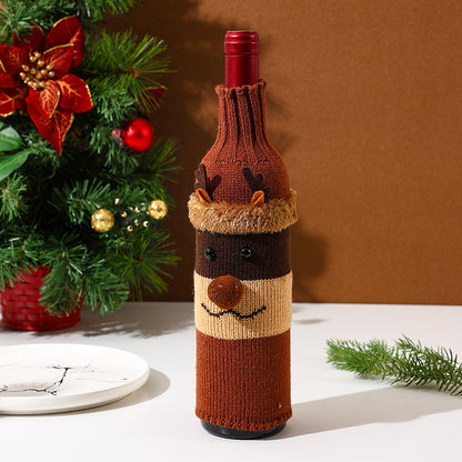 Weihnachtsgeschenk Weinflaschenhülle Brehn