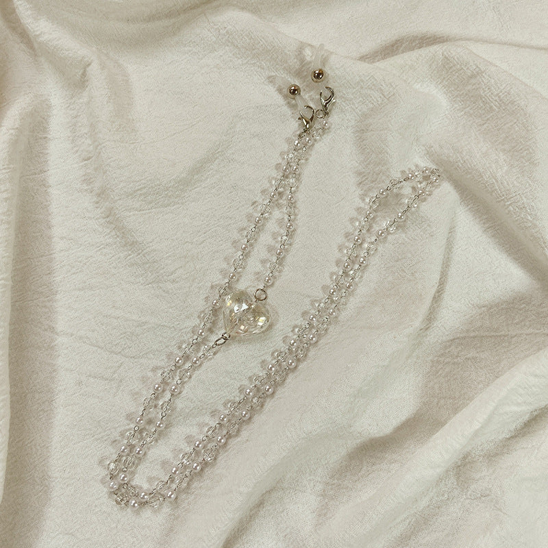 Elegante Schmuckkette mit Herzförmigen Anhängern Brehn